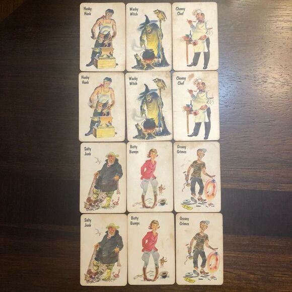 Vintage Whitman Old Maid Miniature Card Game- not complete - Picture 9 of 10